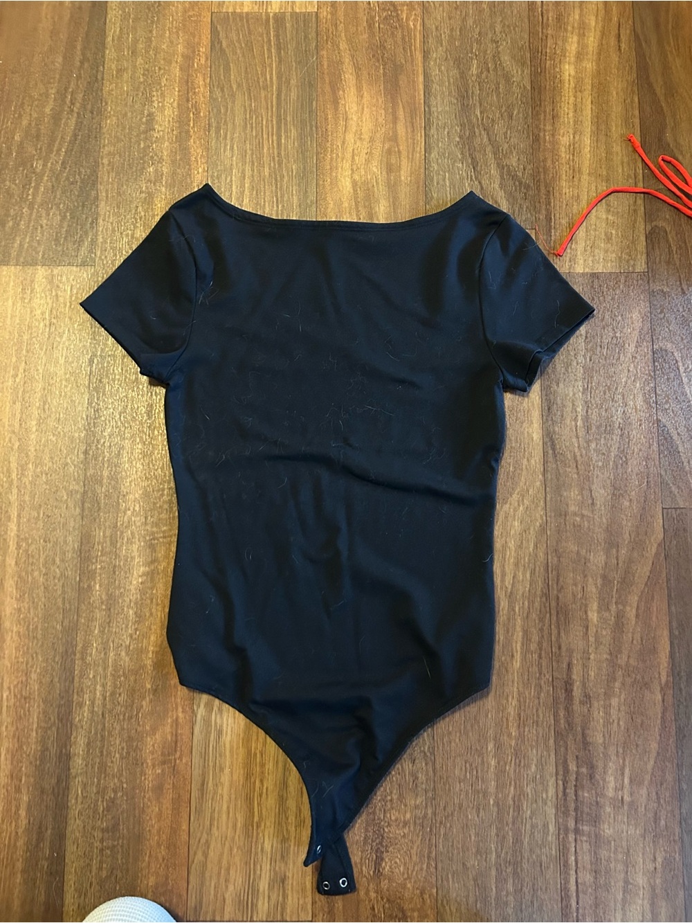 Abercrombie & Fitch Black Short-Sleeve Bodysuit